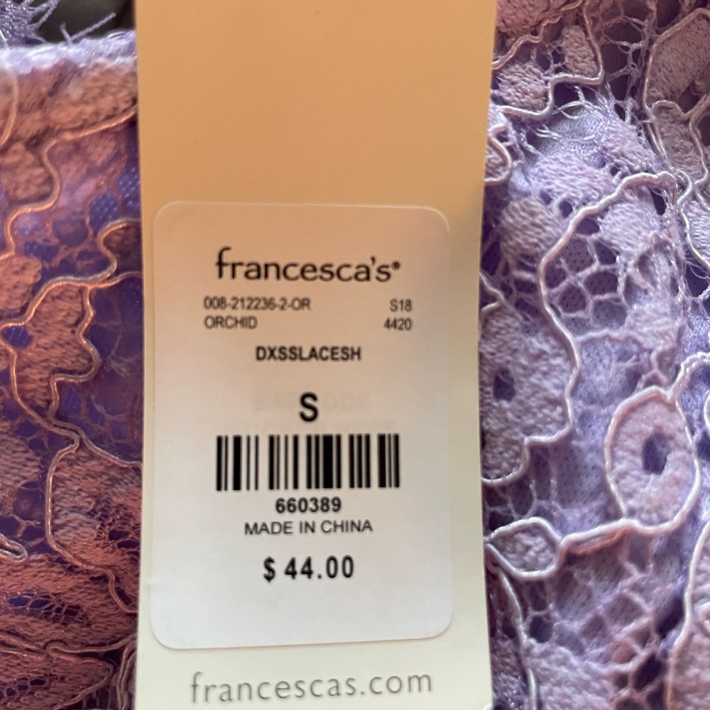 NWT Francescas lace dress size small - Picture 5 of 5